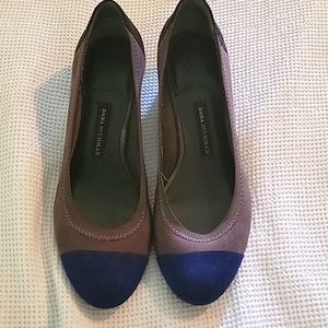 Dana Buchman SZ 8.5 Grey dress shoes